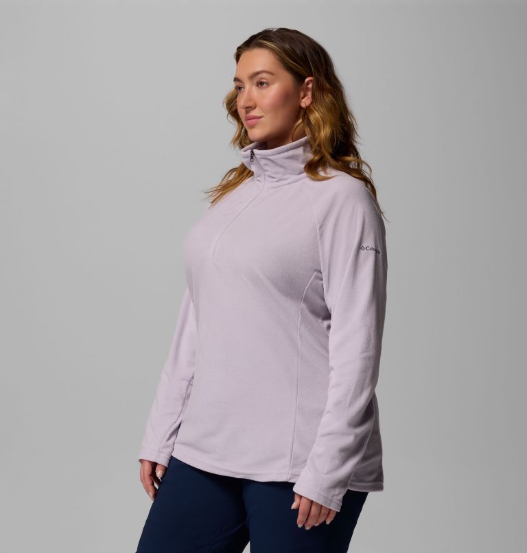 Women's Glacial IV Half Zip Fleece - Plus Size, Color: Lavender Pearl, image 4