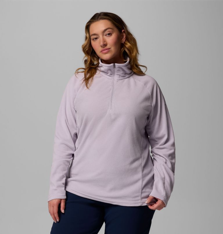 Women's Glacial IV Half Zip Fleece - Plus Size, Color: Lavender Pearl, image 1