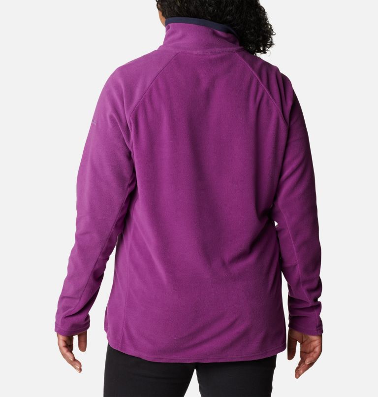 Glacial IV 1/2 Zip | 575 | 2X, Color: Plum, Dark Nocturnal, image 2