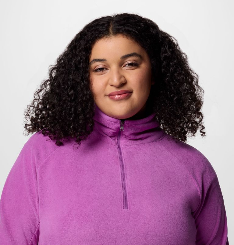 Women's Glacial IV Half Zip Fleece - Plus Size, Color: Razzle, image 4