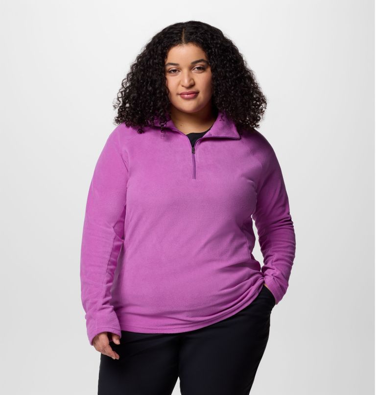Women's Glacial IV Half Zip Fleece - Plus Size, Color: Razzle, image 5