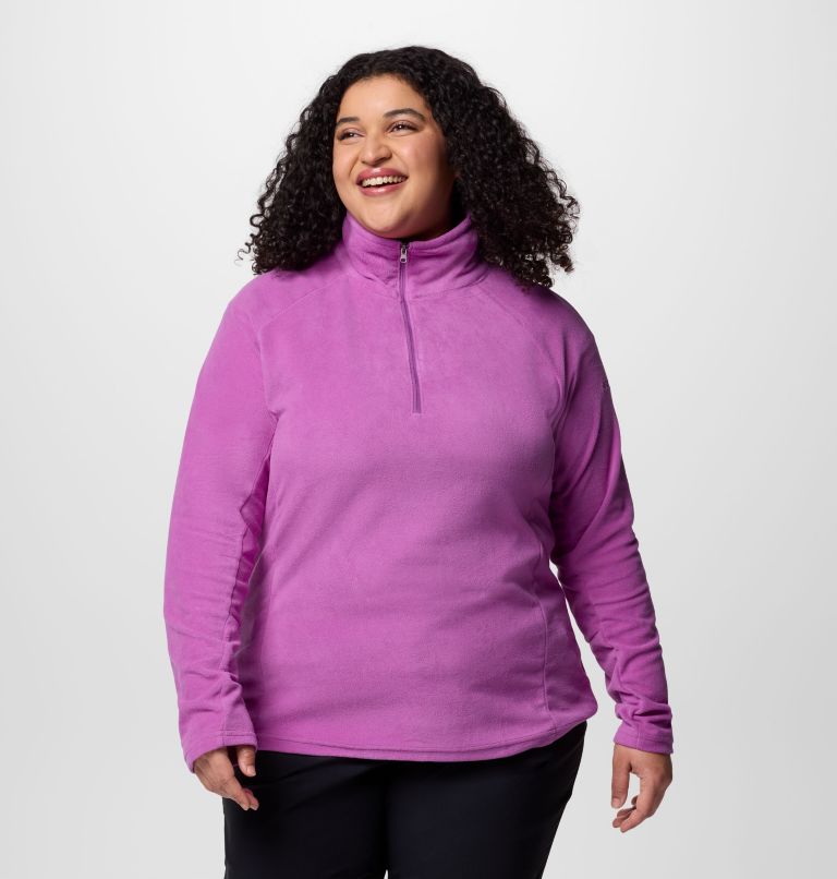 Women's Glacial IV Half Zip Fleece - Plus Size, Color: Razzle, image 1