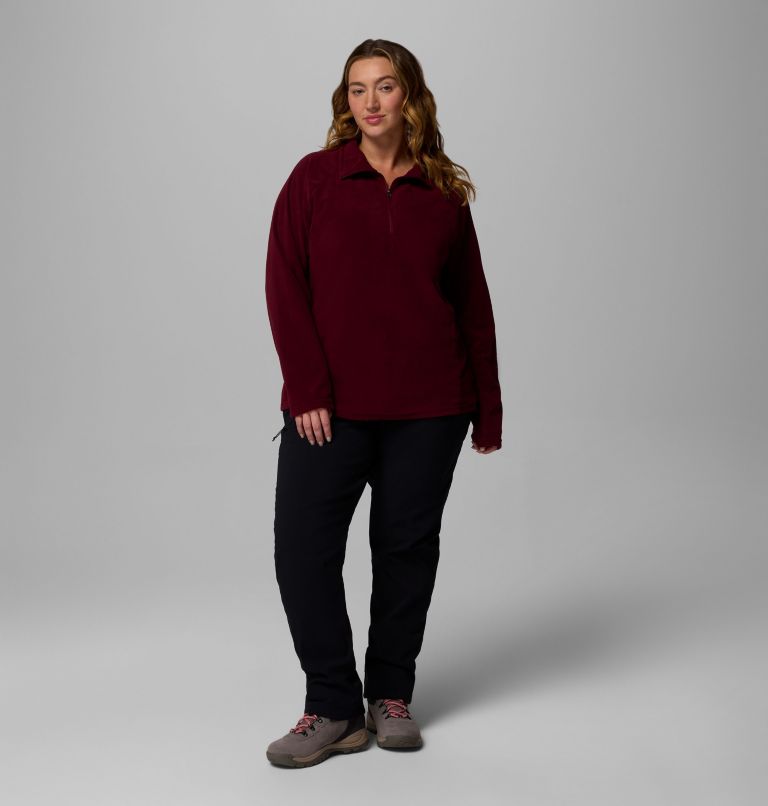 Women's Glacial IV Half Zip Fleece - Plus Size, Color: Rich Wine, image 2