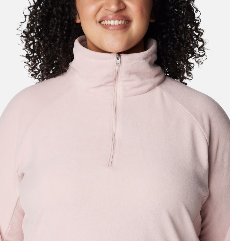 Women's Glacial IV Half Zip Fleece - Plus Size, Color: Dusty Pink, image 4