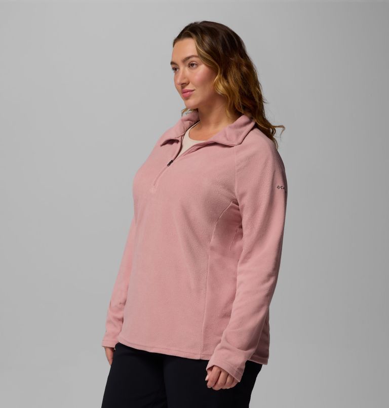 Women's Glacial IV Half Zip Fleece - Plus Size, Color: Eraser Pink, image 4