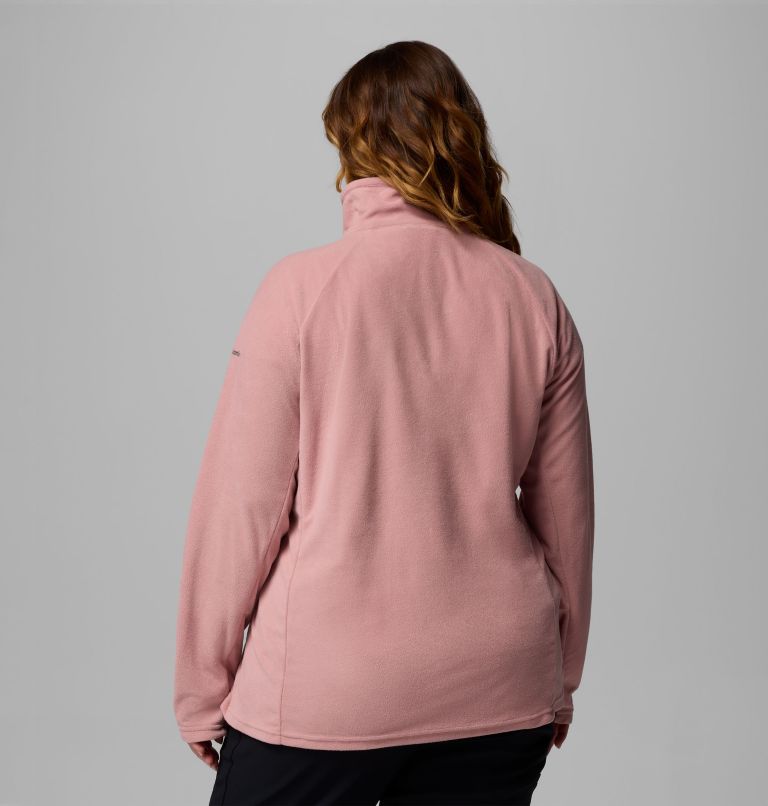 Women's Glacial IV Half Zip Fleece - Plus Size, Color: Eraser Pink, image 3