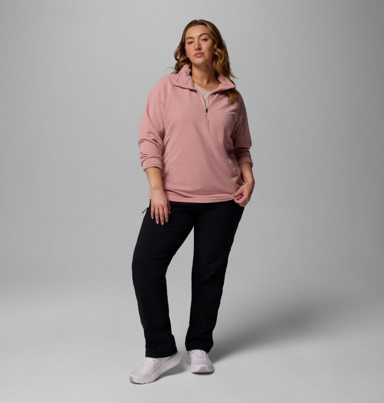Women's Glacial IV Half Zip Fleece - Plus Size, Color: Eraser Pink, image 2