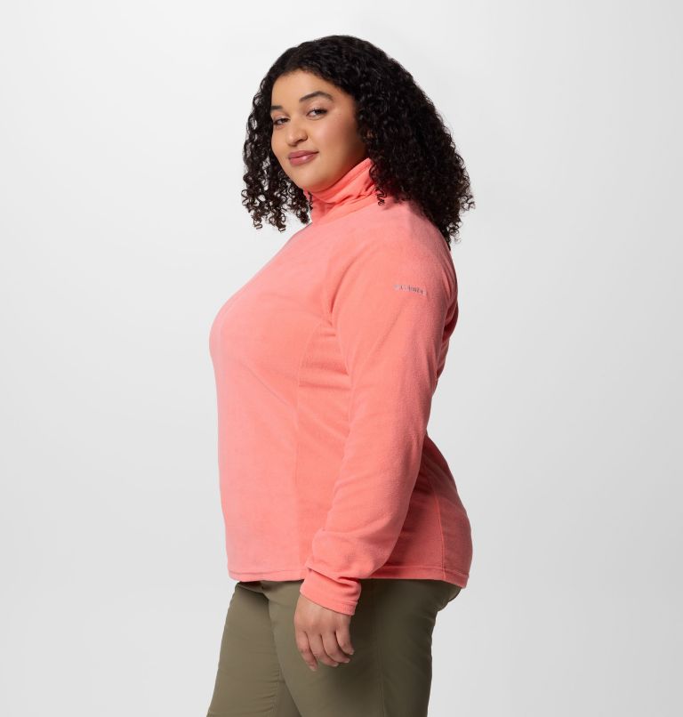Women's Glacial IV Half Zip Fleece - Plus Size, Color: Alpenglow, image 3