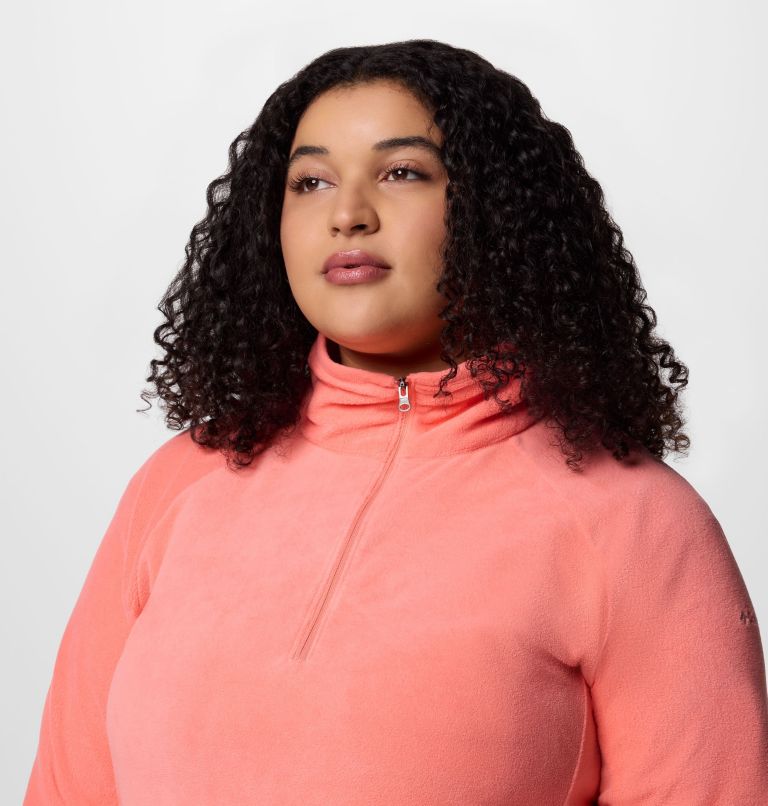Women's Glacial IV Half Zip Fleece - Plus Size, Color: Alpenglow, image 4