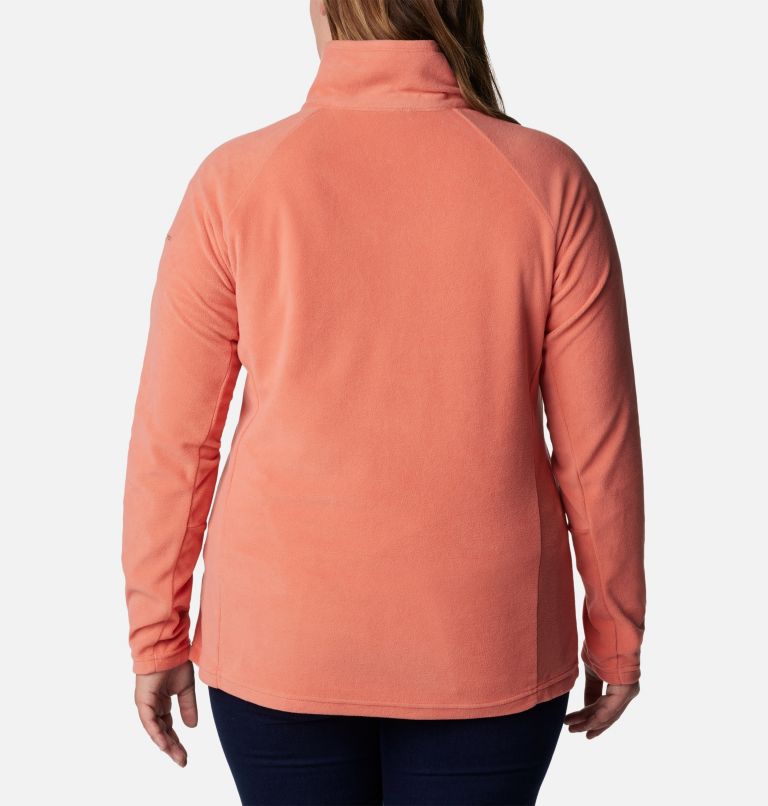 Thumbnail: Women's Glacial IV Half Zip Fleece - Plus Size, Color: Faded Peach, image 2