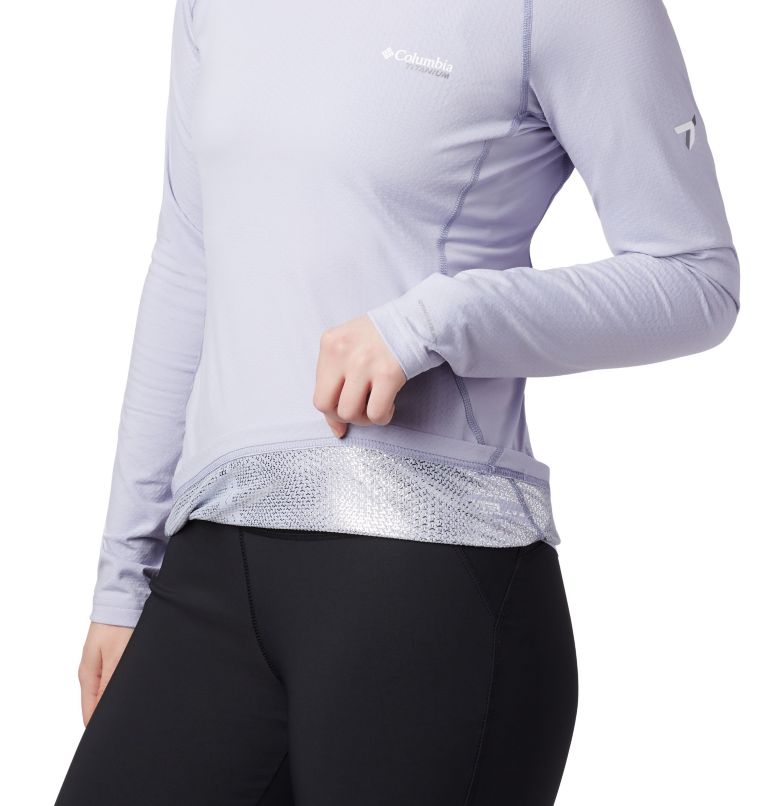 Women’s Omni-Heat 3D Knit Crew Top, Color: Twilight, Dusty Iris, image 3