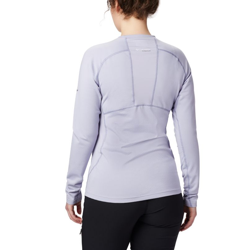 Women’s Omni-Heat 3D Knit Crew Top, Color: Twilight, Dusty Iris, image 2