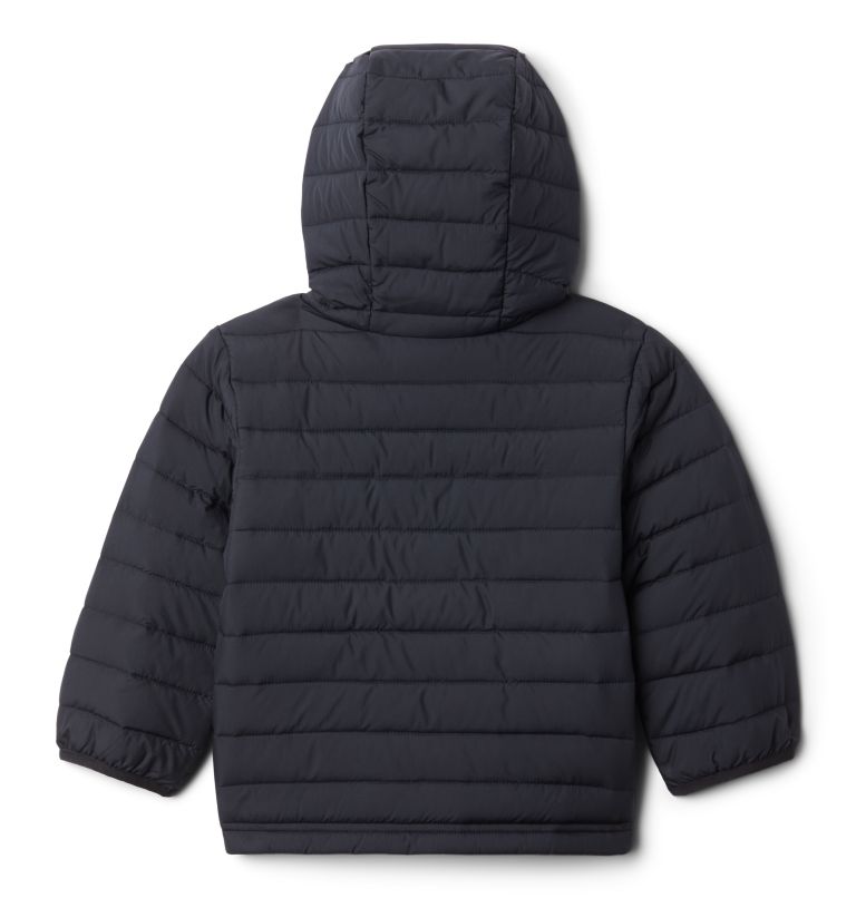 Boys' Toddler Powder Lite Hooded Jacket, Color: Black, image 2