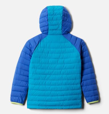Powder Lite&trade; Kapuzenjacke f&uuml;r M&auml;dchen Powder Lite&trade; Girls Hooded Jacket | 012 | XS, Lapis Blue, Fjord Blue, back