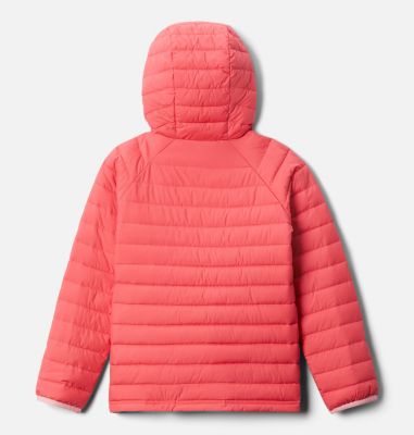 Powder Lite&trade; Kapuzenjacke f&uuml;r M&auml;dchen Powder Lite&trade; Girls Hooded Jacket | 012 | XS, Bright Geranium, back