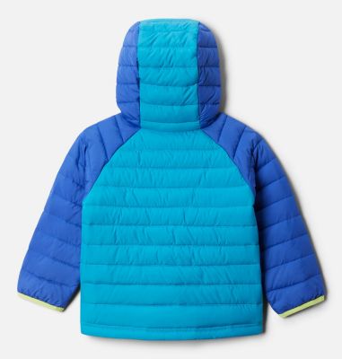 Toddlers' Powder Lite&trade; Hooded Jacket - Girls Powder Lite&trade; Girls Hooded Jacket | 356 | 2T, Lapis Blue, Fjord Blue, back
