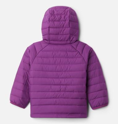 Toddlers' Powder Lite&trade; Hooded Jacket - Girls Powder Lite&trade; Girls Hooded Jacket | 356 | 2T, Plum, back