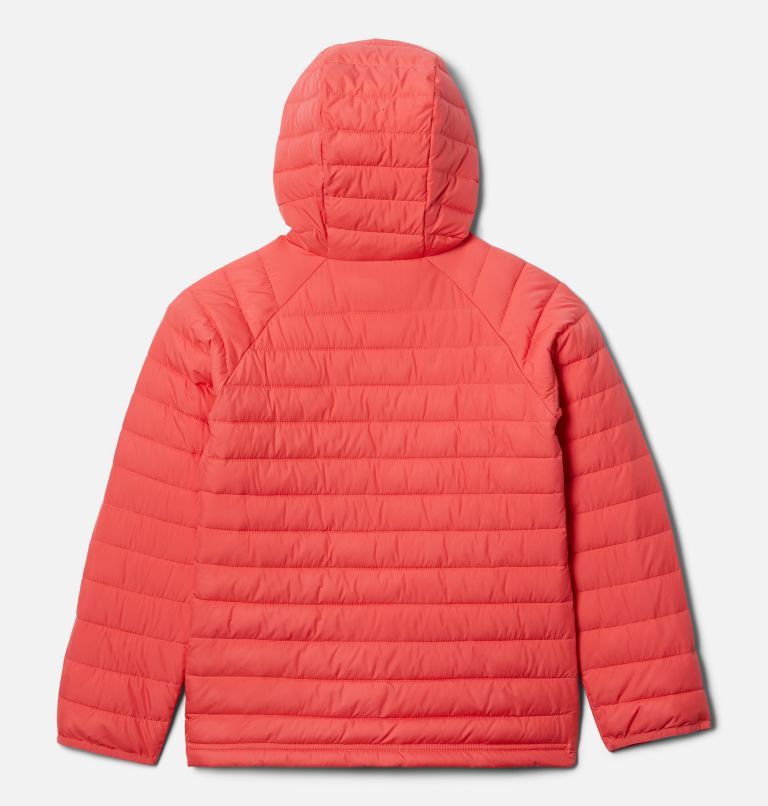 Girls’ Powder Lite Hooded Jacket, Color: Blush Pink, image 2