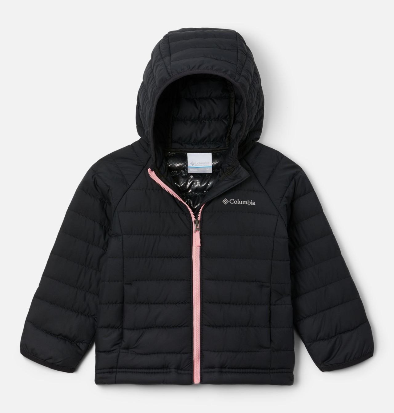 Girls' Toddler Powder Lite™ Hooded Jacket 1