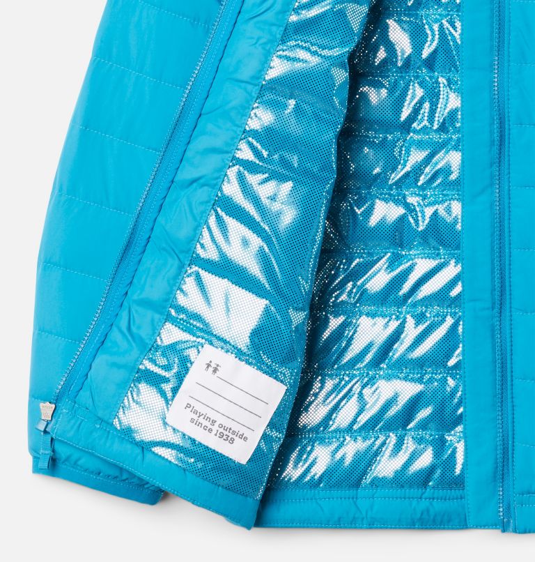 Powder Lite Girls Jacket | 462 | S, Color: Fjord Blue, image 3