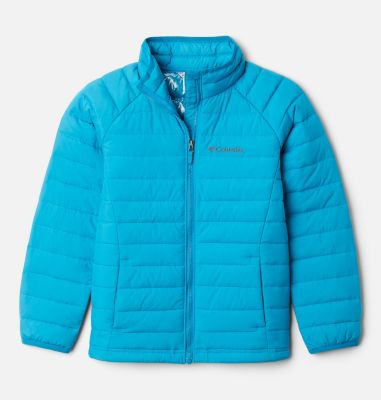 Chaqueta Powder Lite&trade; para ni&ntilde;a Powder Lite&trade; Girls Jacket | 012 | XS, Fjord Blue, front