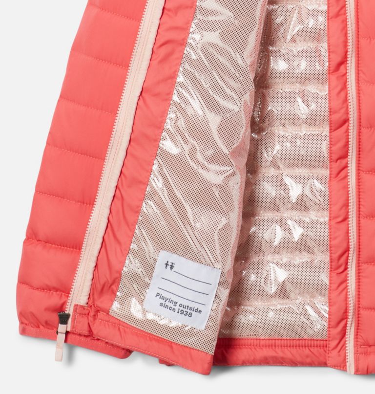 Powder Lite Girls Jacket | 614 | XS, Color: Blush Pink, image 3