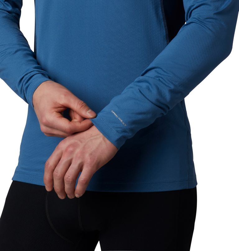 Omni-Heat 3D Knit Crew Top | 461 | XXL, Color: Scout Blue, Collegiate Navy, image 4