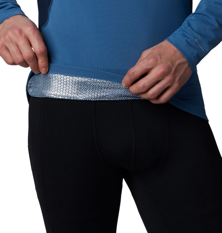 Omni-Heat 3D Knit Crew Top | 461 | XXL, Color: Scout Blue, Collegiate Navy, image 5