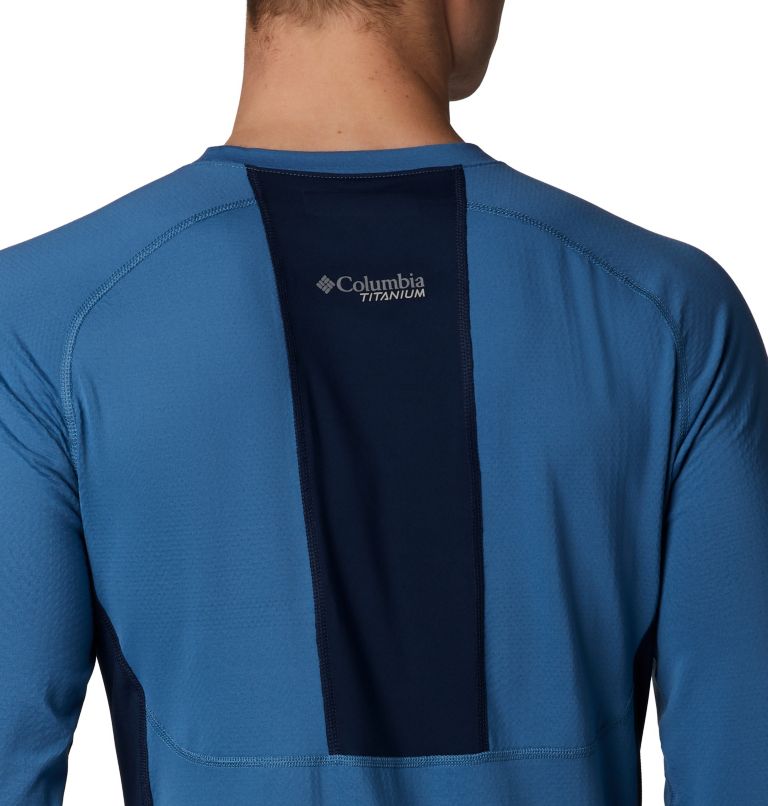 Omni-Heat 3D Knit Crew Top | 461 | XXL, Color: Scout Blue, Collegiate Navy, image 6