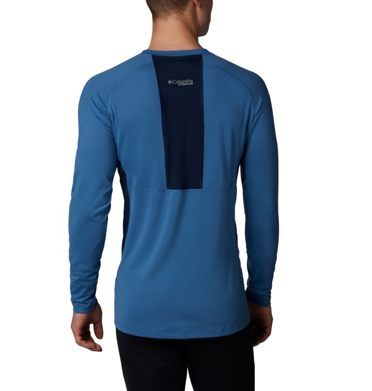 Omni-Heat 3D Knit Crew Top | 461 | XXL, Color: Scout Blue, Collegiate Navy, image 2