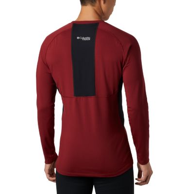 Men&rsquo;s Titanium Omni-Heat 3D&trade; Knit Crew Top Omni-Heat 3D&trade; Knit Crew Top | 664 | L, Red Jasper, Black, back