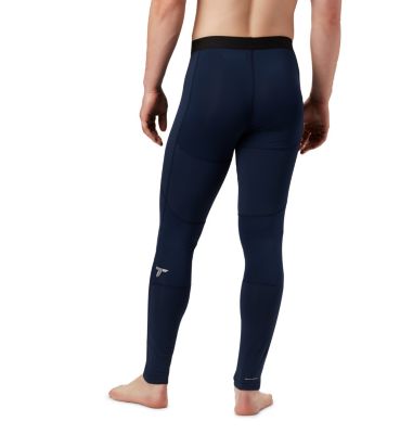 Men's Titanium OH3D&trade; Knit Tights Omni-Heat 3D&trade; Knit Tight | 464 | L, Collegiate Navy, back
