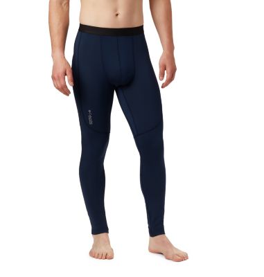Men's Titanium OH3D&trade; Knit Tights Omni-Heat 3D&trade; Knit Tight | 464 | L, Collegiate Navy, front