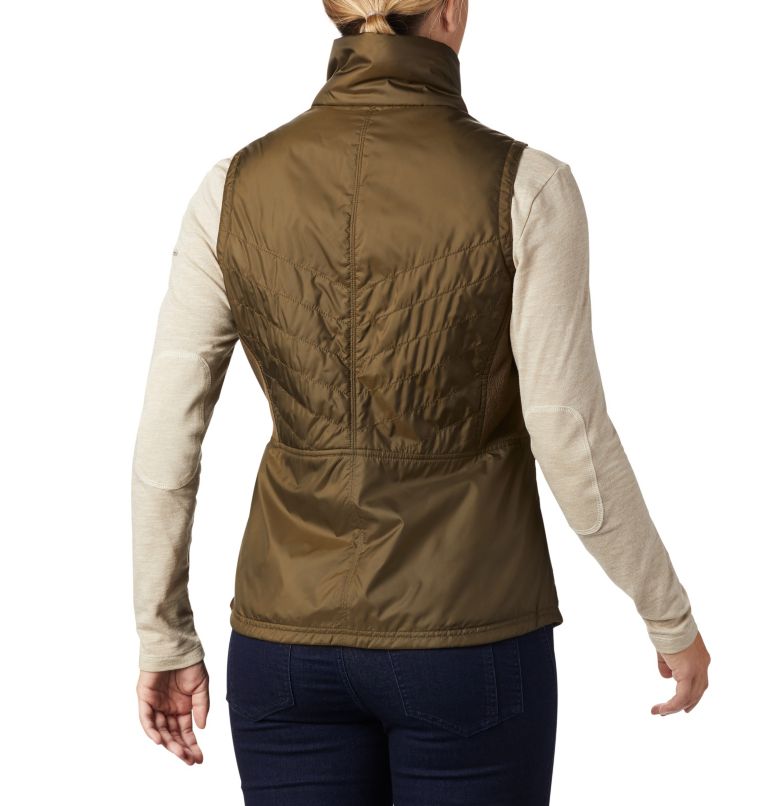 Women’s Mix It Around II Vest, Color: Olive Green, image 2