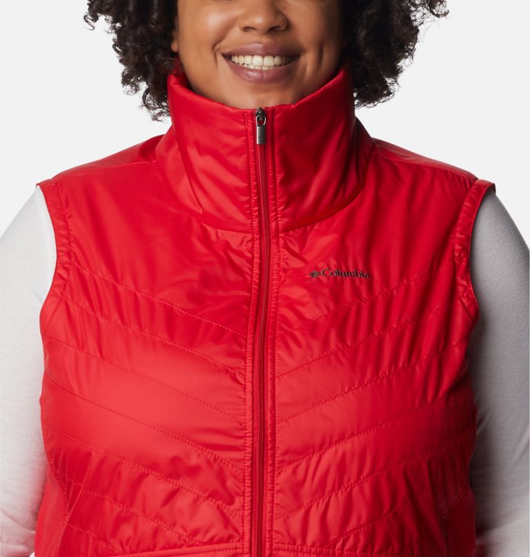 Thumbnail: Women’s Mix It Around II Vest - Plus Size, Color: Red Lily, image 4