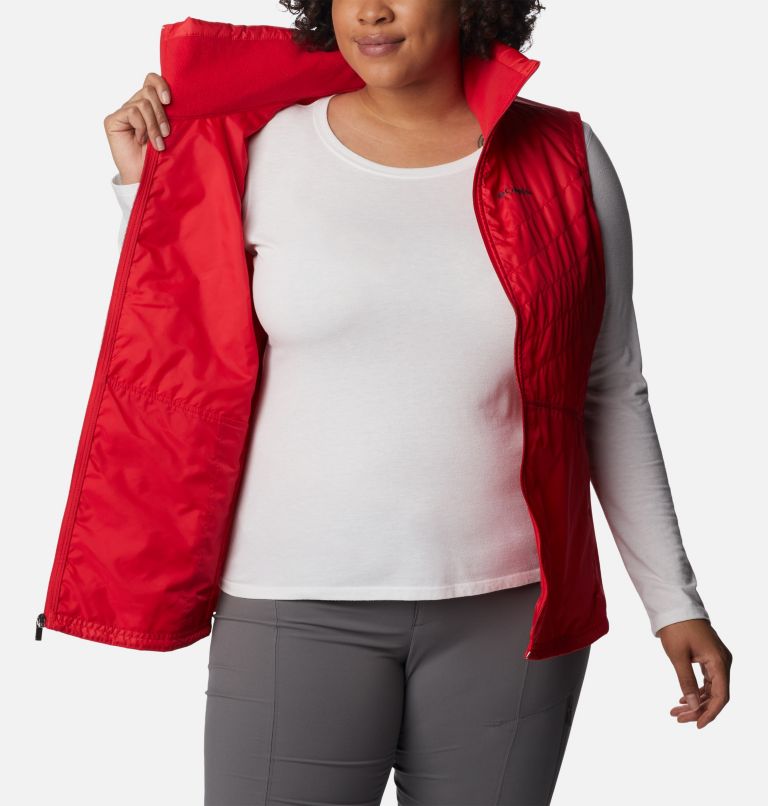 Women’s Mix It Around II Vest - Plus Size, Color: Red Lily, image 5
