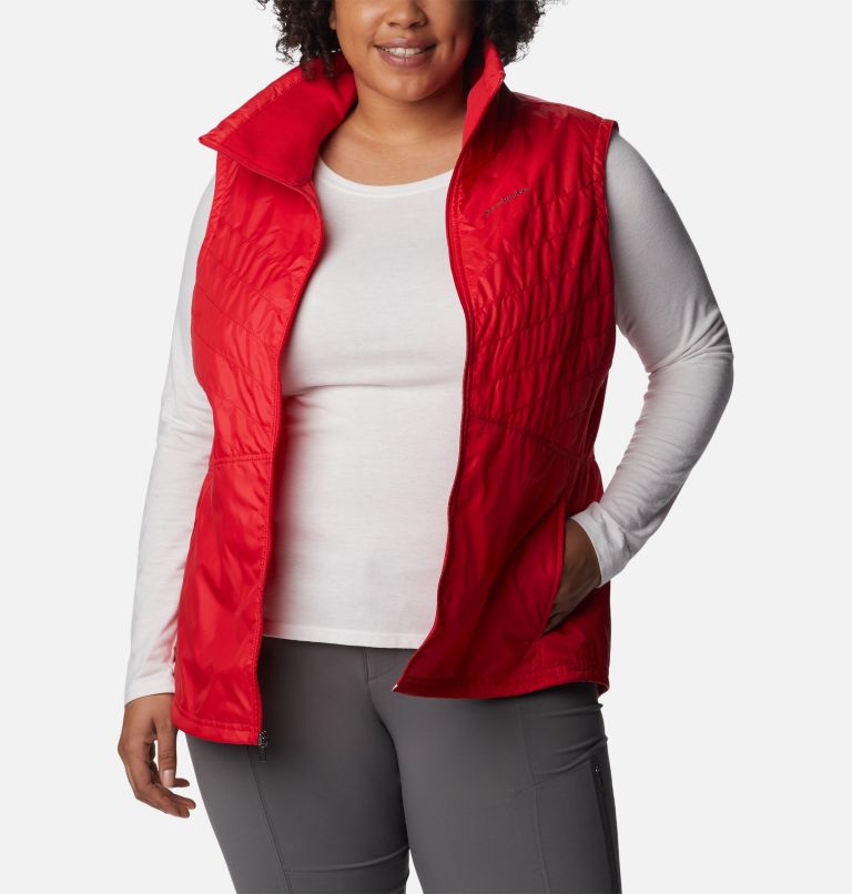 Women’s Mix It Around II Vest - Plus Size, Color: Red Lily, image 6