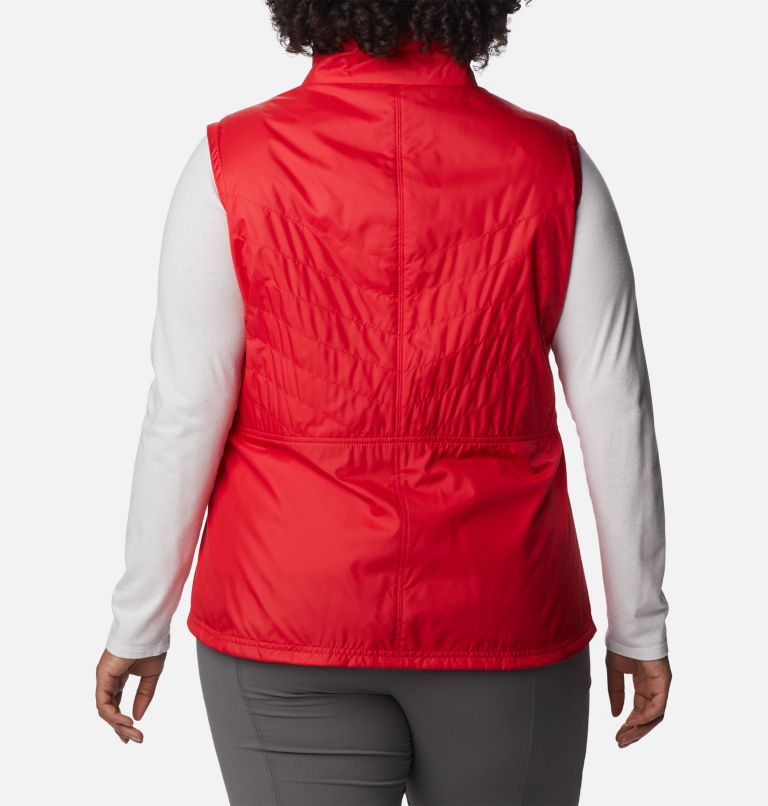 Thumbnail: Women’s Mix It Around II Vest - Plus Size, Color: Red Lily, image 2