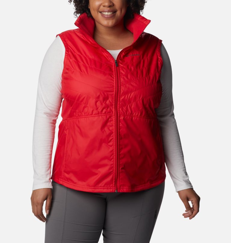 Thumbnail: Women’s Mix It Around II Vest - Plus Size, Color: Red Lily, image 1