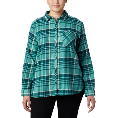 cheap plus size flannel shirts