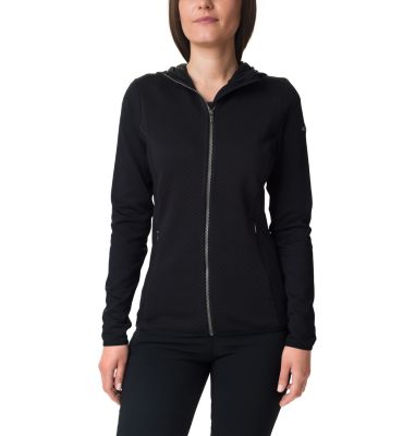 Veste Polaire &agrave; Capuche Roffe Ridge&trade; Femme Roffe Ridge&trade; Full Zip Hooded | 100 | L, Black, front