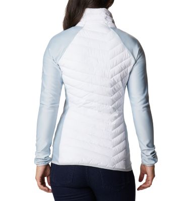 Veste Polaire Hybride Powder Lite&trade; Femme Powder Lite&trade; Fleece | 100 | XS, White, Cirrus Grey, back
