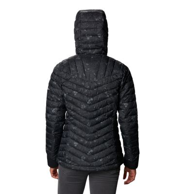 Giacca con cappuccio Windgates&trade; da donna Windgates&trade; Hooded Jacket | 010 | XS, Black Dotty Floral Print, back