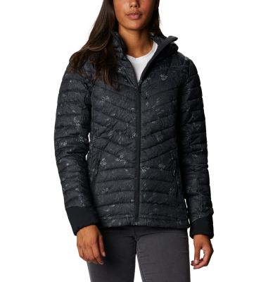 Giacca con cappuccio Windgates&trade; da donna Windgates&trade; Hooded Jacket | 010 | XS, Black Dotty Floral Print, front