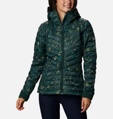Giacca con cappuccio Windgates&trade; da donna Windgates&trade; Hooded Jacket | 010 | XS, Spruce Dotty Floral Print, front