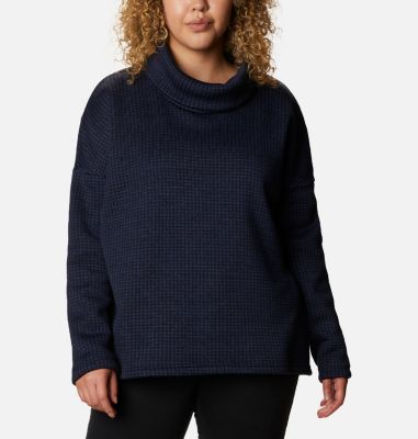 plus size columbia fleece pullover