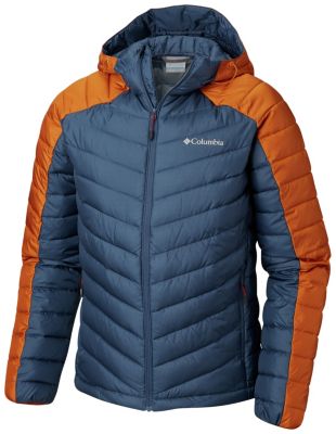 Men's Horizon Explorer&trade; Hooded Jacket Horizon Explorer&trade; Hooded Jacket | 821 | L, Dark Mountain, Bright Copper, front
