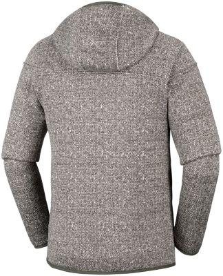 Men's Boubioz&trade; Hooded Fleece Jacket Boubioz&trade; Hooded Full Zip Fleece | 213 | L, Peatmoss, back