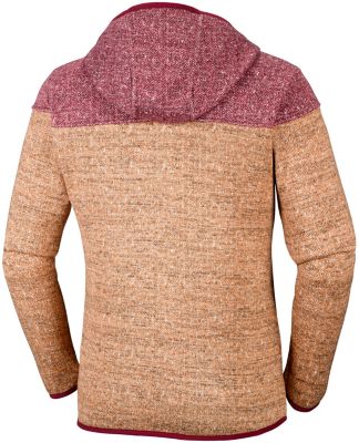 Men's Boubioz&trade; Hooded Fleece Jacket Boubioz&trade; Hooded Full Zip Fleece | 213 | L, Canyon Gold, Red Element, back