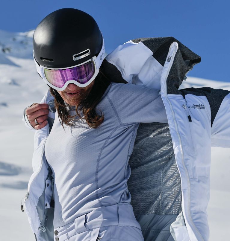 Thumbnail: Veste de ski de Ski Powder Keg II Femme, Color: White, Cirrus Grey, image 14